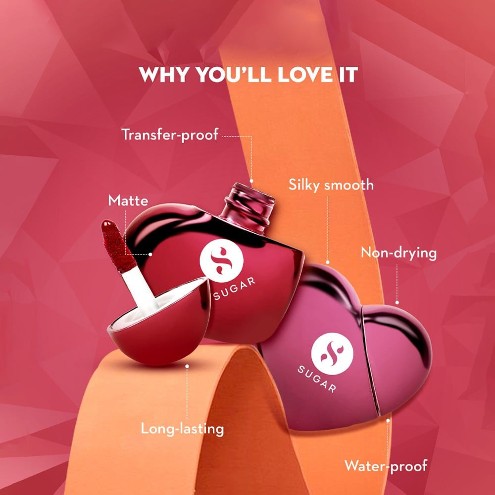 SUGAR La La Love Liquid Lipstick Set : 1 pack (3 pieces)