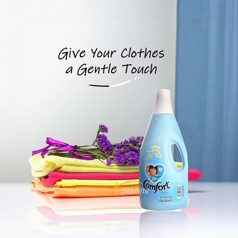 Comfort Touch of Love with Lilac Fresh Fabric Conditioner : 2 ltr
