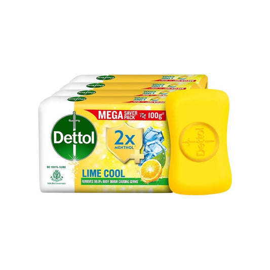 Dettol Lime Cool Soap : 4 x 100 g