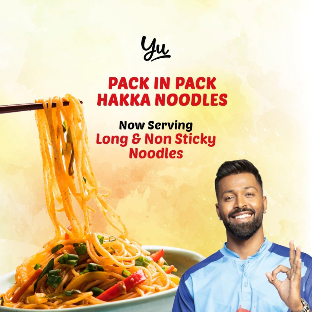 Yu Veg Hakka Noodles - Chowmein Style : 600 g