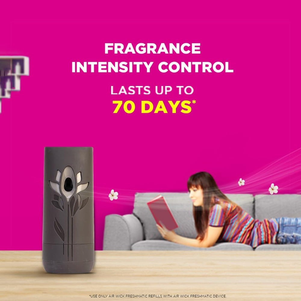 Airwick Airwick Air Freshener Kit (Machine + Summer Delights Refill) + Airwick Freshmatic Automatic Room Freshener (Rose and Saffron) Combo : 250 ml + 250 ml