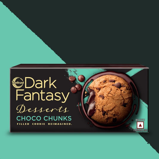 Sunfeast Dark Fantasy Desserts Choco Chunks Cookies : 75 g