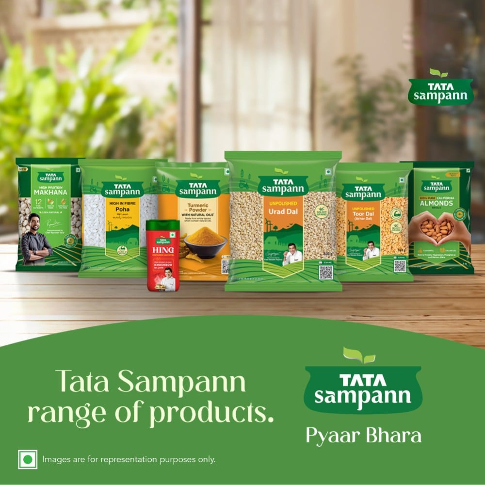 Tata Sampann Unpolished Split Urad Dal (Dhuli) : 500 g