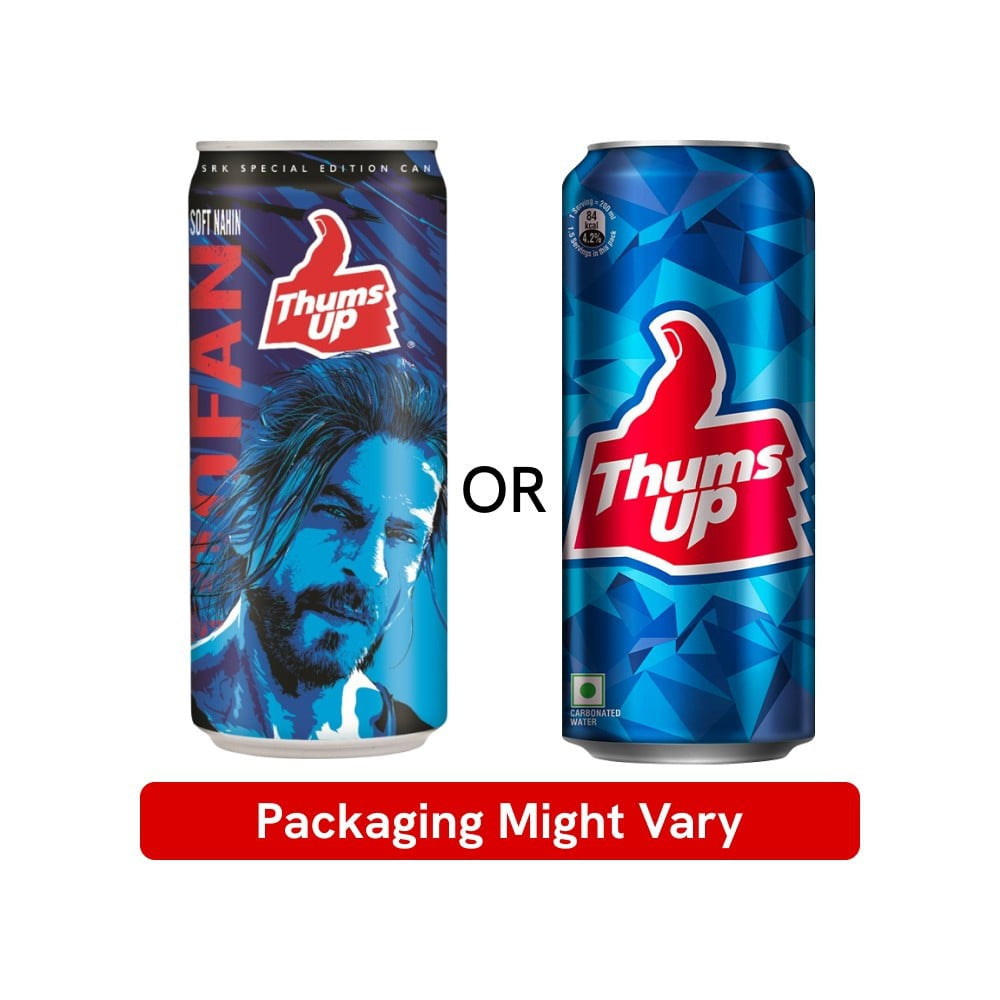 Thums Up Cola Soft Drink (300 ml) - Pack of 6 : 6 x 300 ml