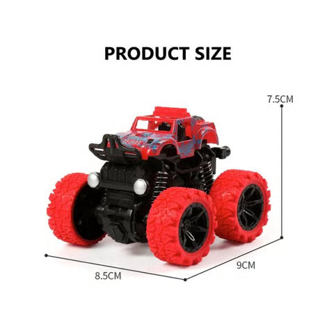 Toyshine Friction Powered Rock Crawler Mini Toy Vehicle – Red