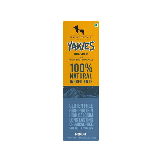 HUFT Yakies Chew Bone Dog Treat, Medium : 60 g