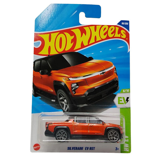 Silverado EV RST (Orange) – Hot Wheels 2025 by Mattel