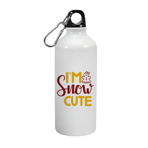 I Am Snow Cute: Printed Sipper Bottle | 600ml