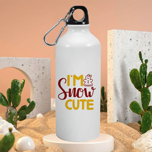 I Am Snow Cute: Printed Sipper Bottle | 600ml