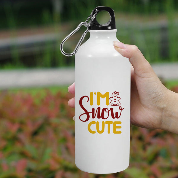 I Am Snow Cute: Printed Sipper Bottle | 600ml