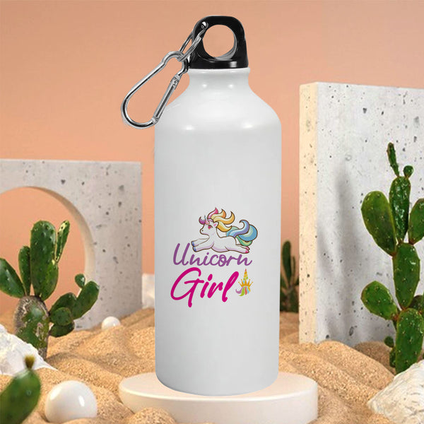 Unicorn Girl: Printed Sipper Bottle | 600ml