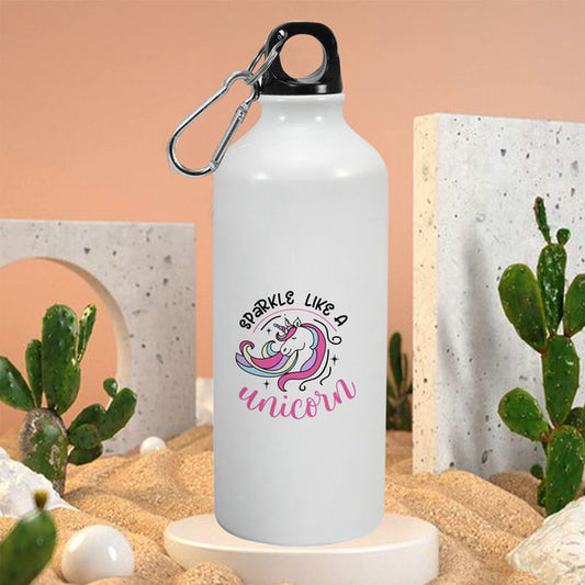 Sparkle Like a Unicorn: Printed Sipper Bottle | 600ml