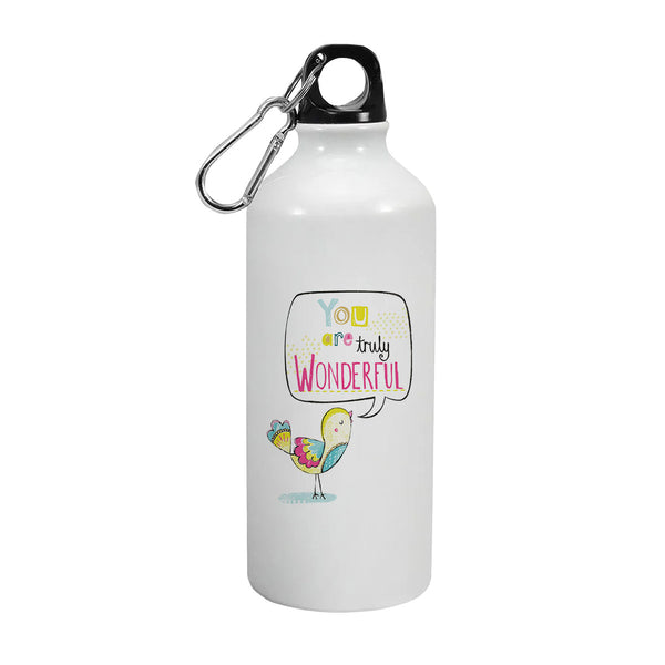 You are truly wonderful: Printed Sipper Bottle | 600ml