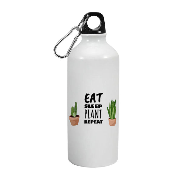 Eat Sleep Plant Repeat: Printed Sipper Bottle | 600ml