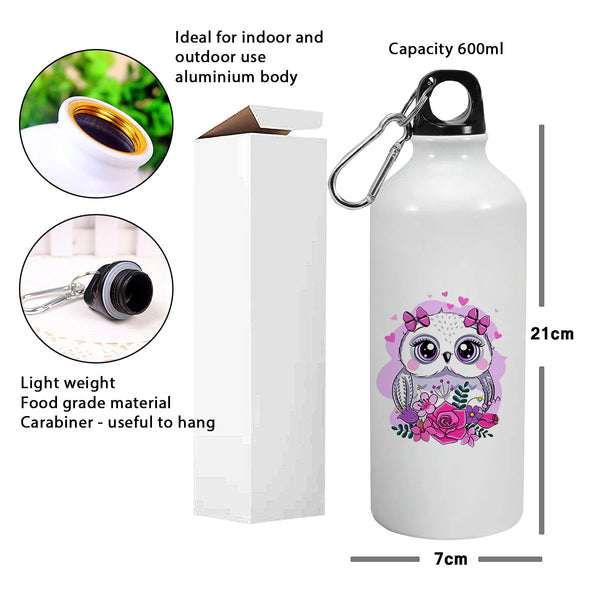 Cute Baby Owl: Printed Sipper Bottle | 600ml