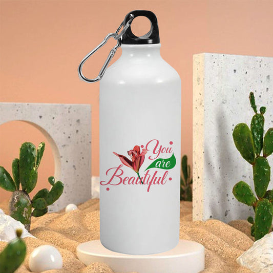 You are Beautiful: Printed Sipper Bottle | 600ml