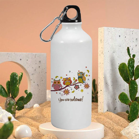 You are Owlsome: Printed Sipper Bottle | 600ml