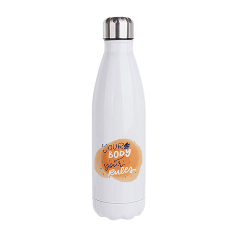 Your Body Your Rule: Printed Stainless Steel Bottle | 500ml