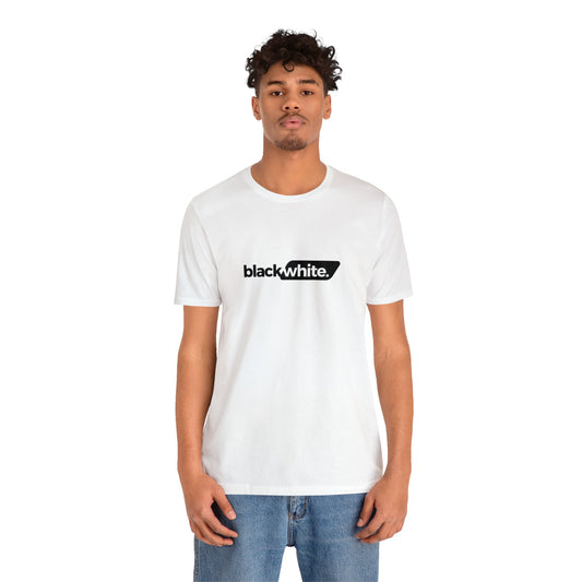 Black White: Printed T-shirt - White, Round Neck - Prithvi Enterprises