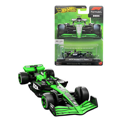 Kick Sauber F1 Team (#77) – Hot Wheels Premium 2025 by Mattel