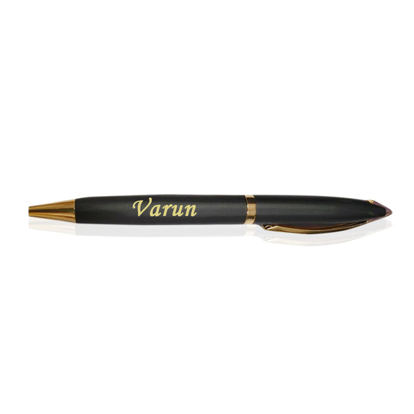 Customized Brass Metal Pen with Gold Engraving