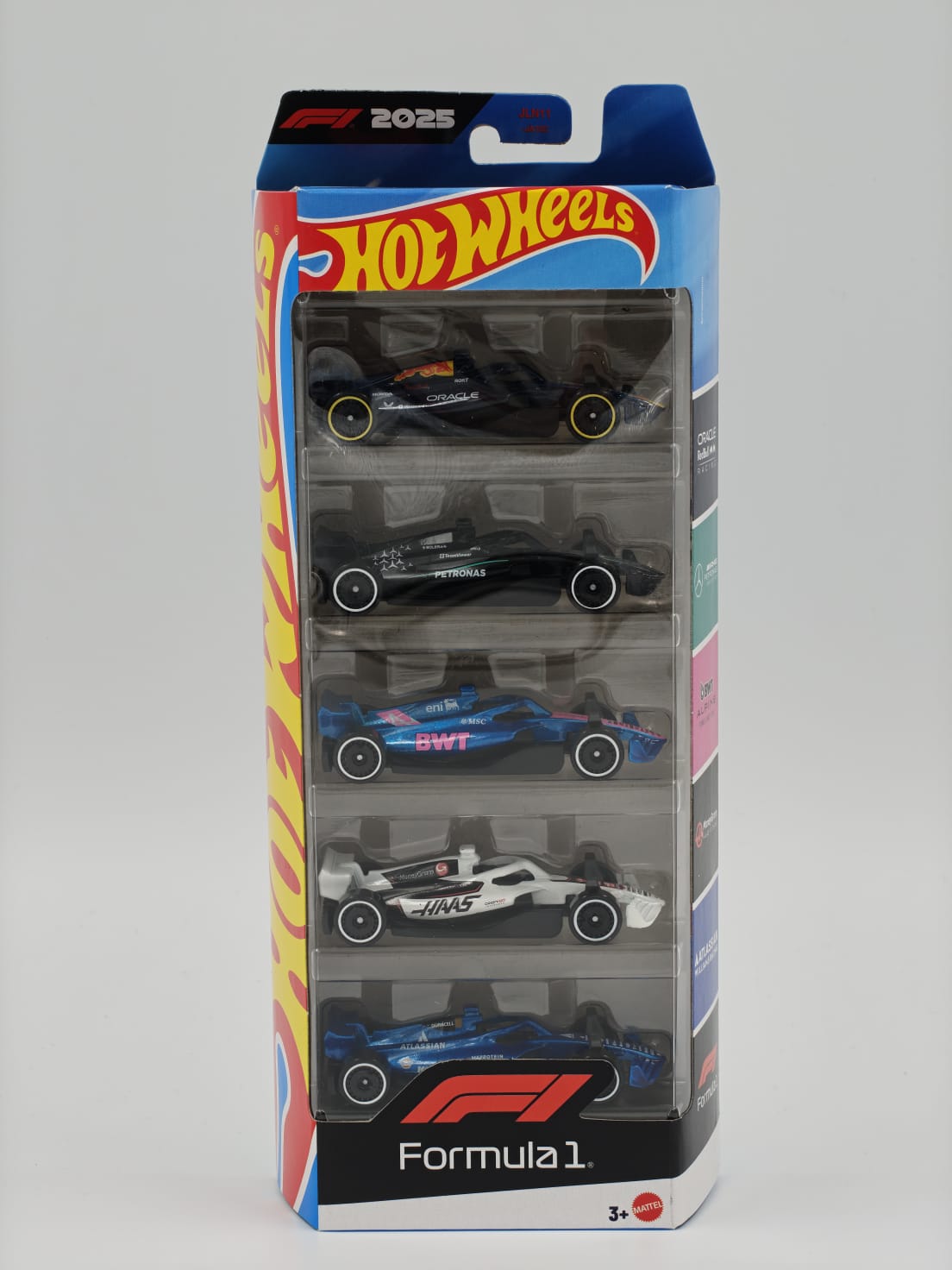 Formula 1 F1 5-Pack (2025) – Hot Wheels by Mattel - Prithvi Enterprises