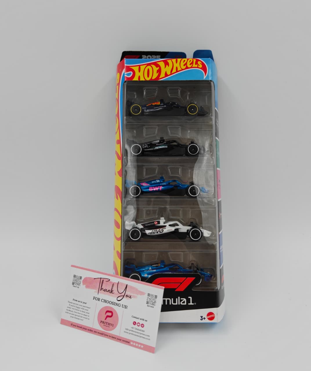 Formula 1 F1 5-Pack (2025) – Hot Wheels by Mattel - Prithvi Enterprises
