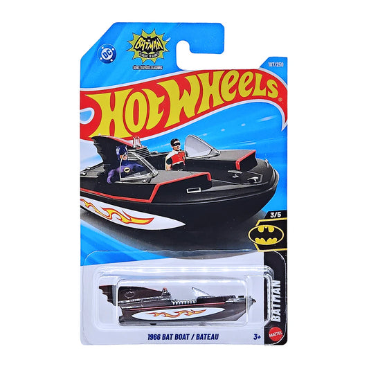 1966 Bat Boat / Bateau (Black) – Hot Wheels Imported by Mattel