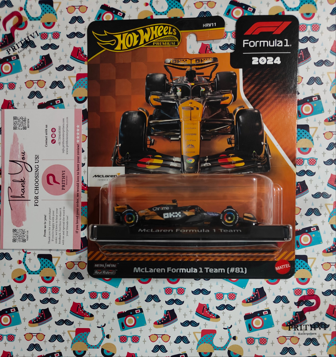 McLaren F1 Team (#81) – Hot Wheels Premium 2025 by Mattel