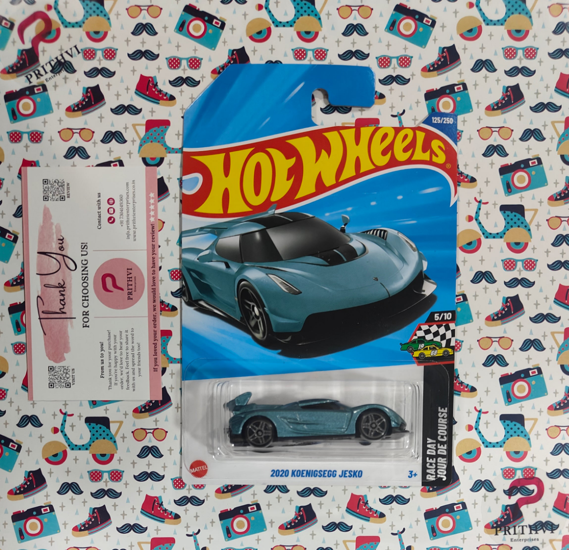 2020 Koenigsegg Jesko (Teal) – Hot Wheels 2025 by Mattel