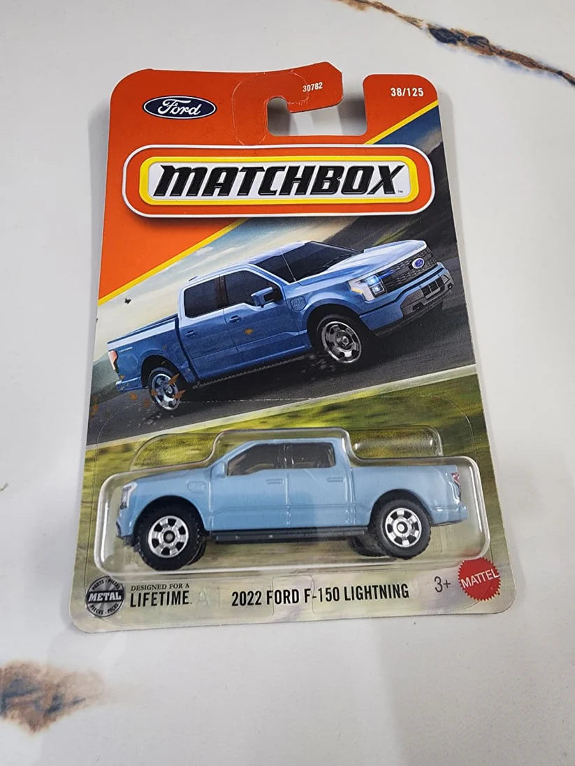 2022 FORD F-150 LIGHTNING (Blue) - by Matchbox