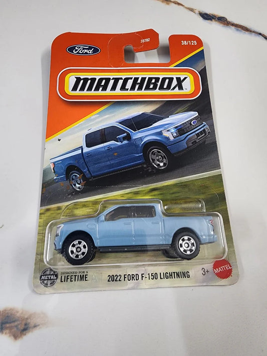 2022 FORD F-150 LIGHTNING (Blue) - by Matchbox