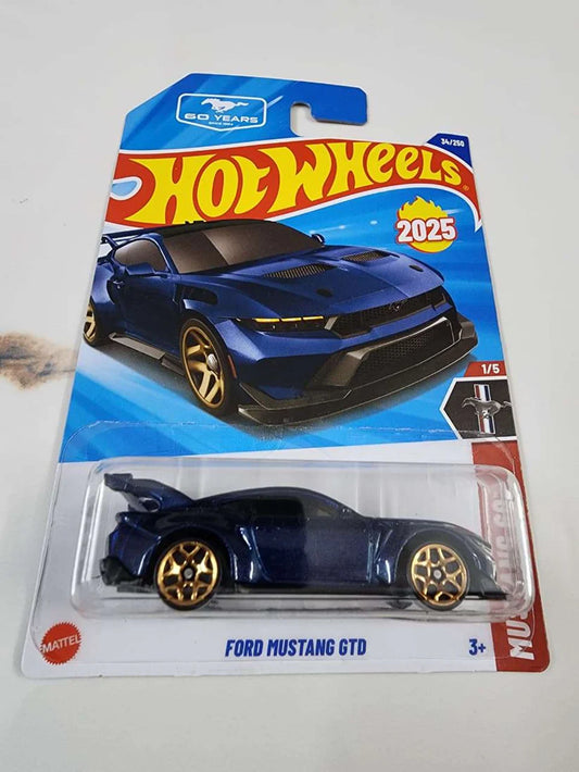Ford Mustang GTD (Blue) – Hot Wheels 2025 by Mattel
