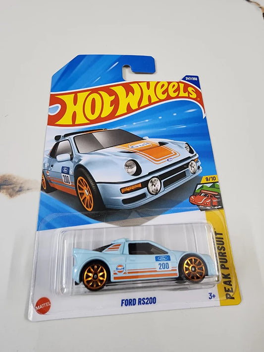 Ford RS200 (Gulf) (Light Blue) – Hot Wheels 2025 by Mattel