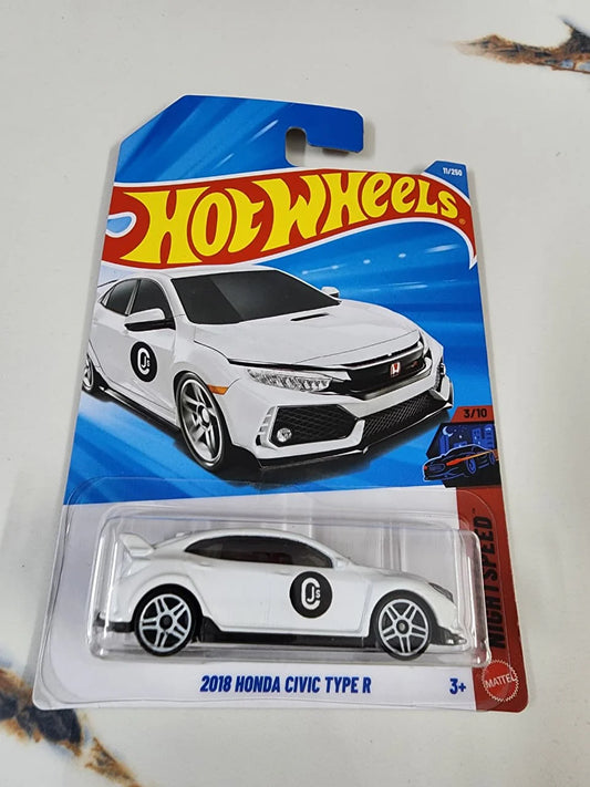 2018 Honda Civic Type R (White) – Hot Wheels 2025 by Mattel
