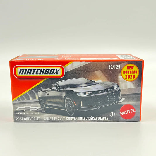 2024 Chevrolet Camaro ZL1 Convertible (Black) – Matchbox by Mattel - Prithvi Enterprises