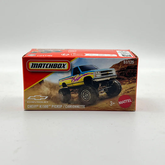 Chevy K1500 Pickup (Yellow) – Matchbox by Mattel - Prithvi Enterprises