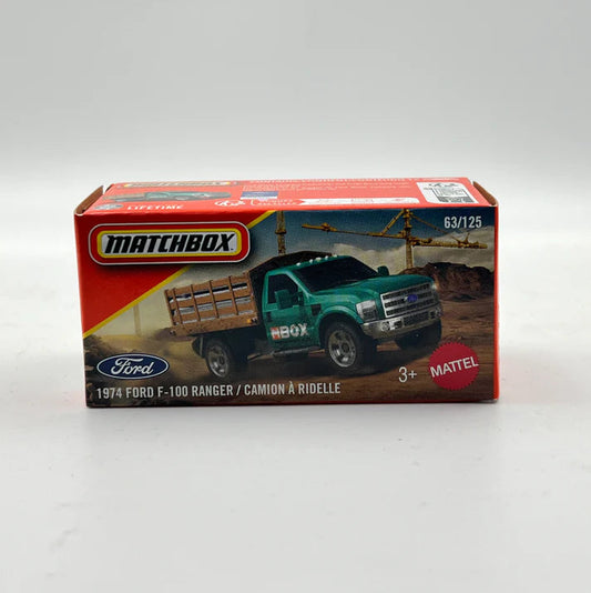 1974 Ford F-100 Ranger (Green) – Matchbox by Mattel - Prithvi Enterprises