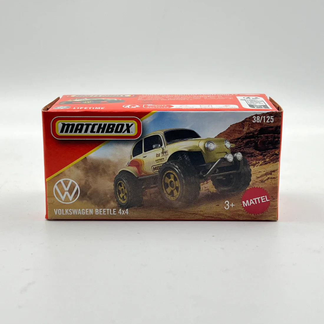 Volkswagen Beetle 4x4 (Golden) – Matchbox by Mattel - Prithvi Enterprises