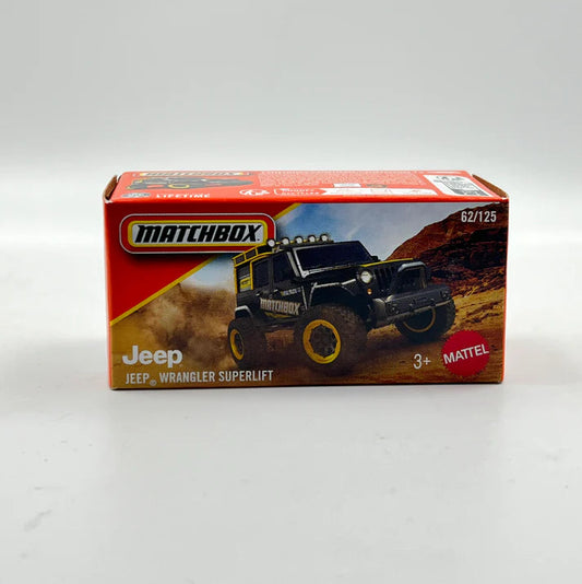 Jeep Wrangler Superlift (Black) – Matchbox by Mattel - Prithvi Enterprises