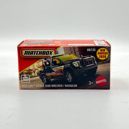 2024 GMC Sierra 3500 Wrecker (Black) – Matchbox by Mattel - Prithvi Enterprises