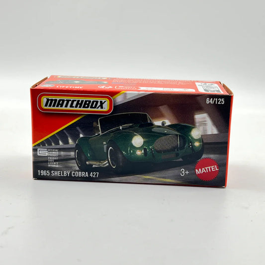 1965 Shelby Cobra 427 (Green) – Matchbox by Mattel - Prithvi Enterprises