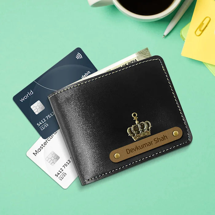 Customized Leather Wallet with Name Engraving | Compact & Stylish ...