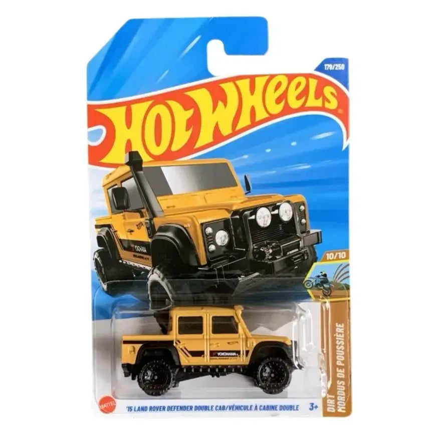 ’15 Land Rover Defender Double Cab (Yellow) – Hot Wheels 2025 by Mattel