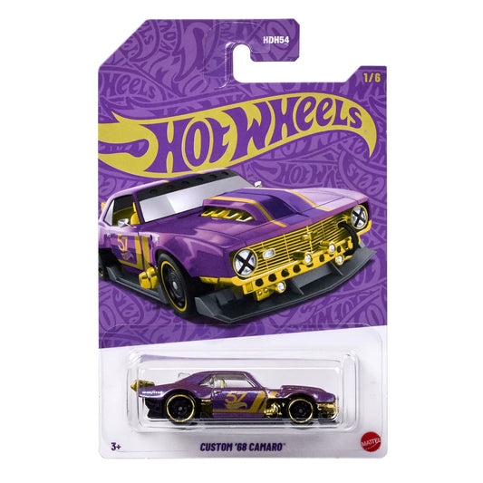 Custom ’68 Camaro (Pearl & Chrome) – Hot Wheels 57 Years Edition 2025 by Mattel