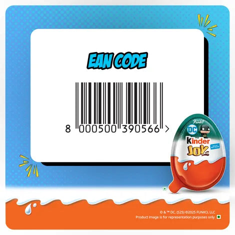 Kinder Joy Shaped Chocolate Pack (DC Edition) : 1 pack (3 x 20 g) - LIMITED STOCK