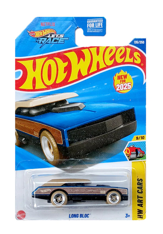 Long Bloc (Blue) – Hot Wheels 2025 by Mattel - Imported