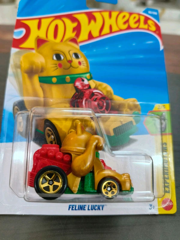 Feline Lucky (Yellow) – Hot Wheels Imported 2026 by Mattel - Prithvi Enterprises