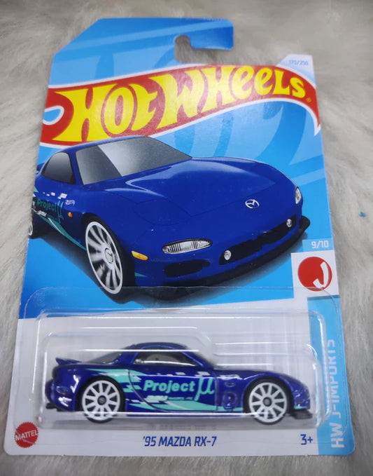 95 Mazda RX-7 Die-Cast Model by Mattel (Blue)