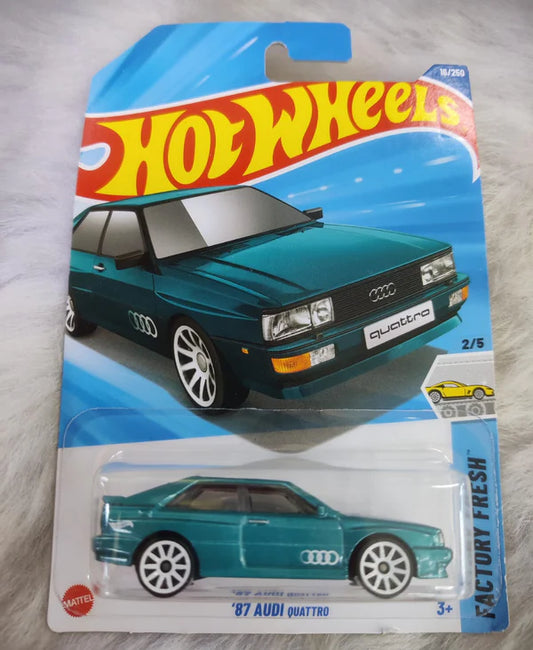 1987 Audi Quattro (Blue) – Hot Wheels by Mattel